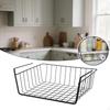 under Cabinet Shelf Basket Spice Holder Metal Sliding Add Extra Space Rack Storage for