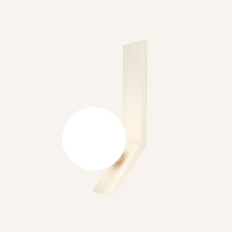 Nordic Frosted Acrylic Ball LED Wall Light for Living Room Interior Bedroom LED Wall Lighting Fixture With 9W Light Source