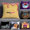 Rauw Alejandro Playa Saturno Singer Pillow Case Square Double-Sided Printing Short Plush Sofa Cushion Cover Bedroom