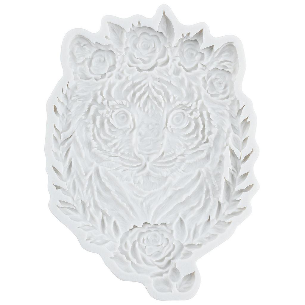 Tiger Silicone Molds Tiger Fondant Mold Cake Decorating Tools Cupcake Topper Candy Resin Clay Chocolate Gumpaste Mold