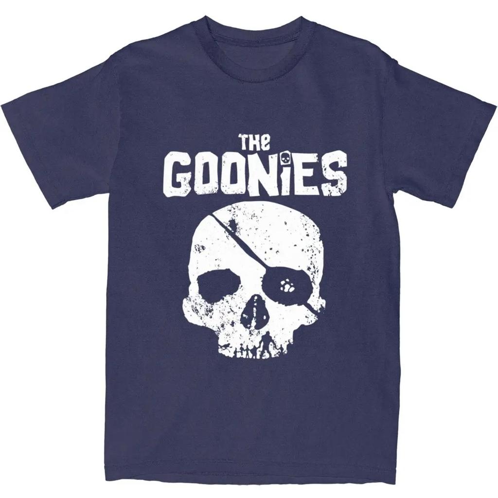 new The Goonies Skull Logo Men Women T Shirts Merchandise Fashion Tee Shirt T-Shirts 100% Cotton Graphic Printing Clothes