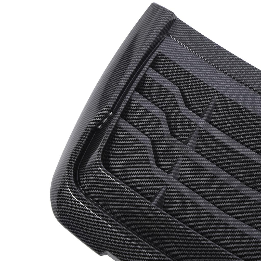 Hood Air Intake Vent Scoop Cover Excellent Heat Dissipation Sporty Look Bonnet Air Vent Cover for Ranger XLT XLS XL 2015 To 2022 Carbon Fiber Style