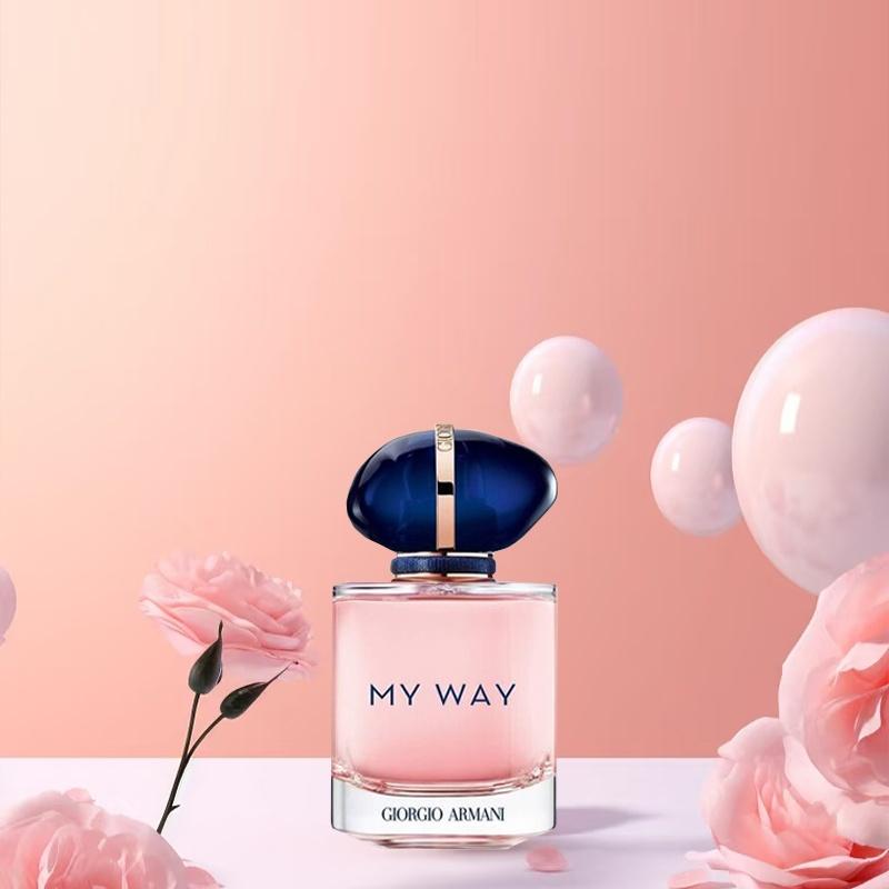 Armani MY WAY FLORAL Parfümset Duft Parfum blumiger und fruchtiger Duft + Zweiteiliges Set: My Way 30ml + Nachfüllung 100ml