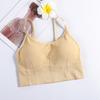 Seamless Ribbed Spaghetti Strap Bustier Vest for Women