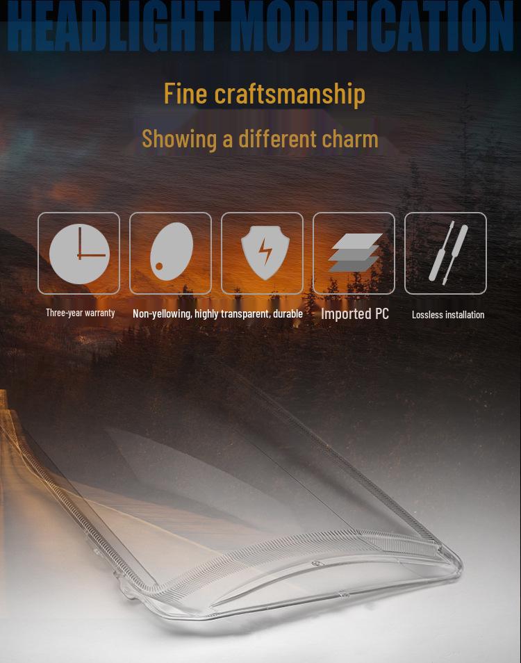 Kompatible Scheinwerferabdeckung für 2005-2008 Ford Focus Modelle - Linsenschalenersatz