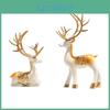 For Home Elegant Deer Figurine Office Decor