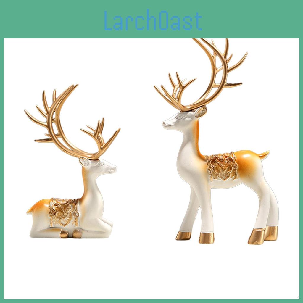 For Home Elegant Deer Figurine Office Decor