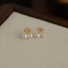 Sweet Pearl Cherry Earrings for Women: Simple, Fashionable, Versatile Studs – Perfect for Best Friends