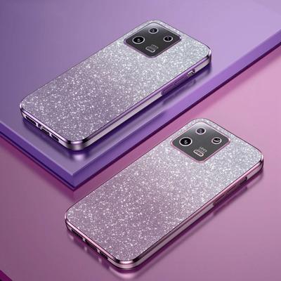 Lyxigt Glänsande Glitterpläterat Silikonskal för Xiaomi Mi 13T Xiaomi13T 13 T 12 11T 11 Lite 14 Pro Kameralins Mjukt Bakskydd
