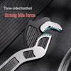 Adjustable Self-Locking Wrench Set: Quick-Open Industrial-Grade Tool for Household Repairs