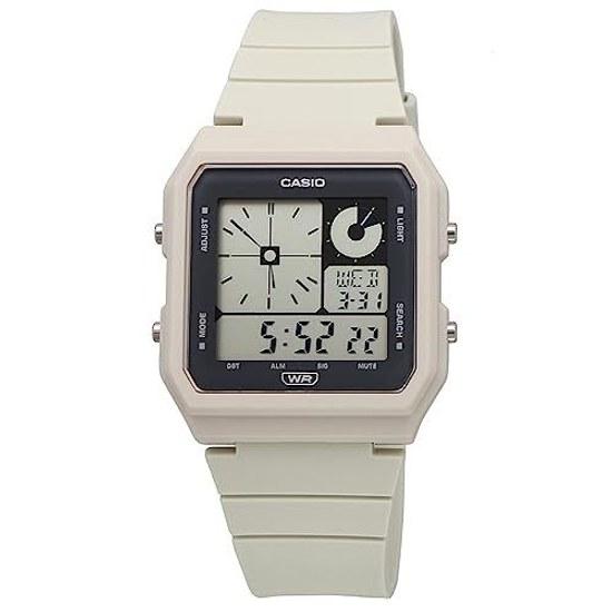 CASIO Standard Cheap Chip Wristwatch Watch Unisex Mens Womens Resin Ivory Gray LF-20W-8A