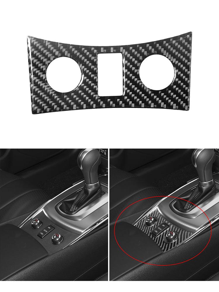 

Black Carbon Fiber Interior Center Console Panel Frame Trim Sticker For Infiniti G37 SEDAN 2010-2013 Auto Accessories