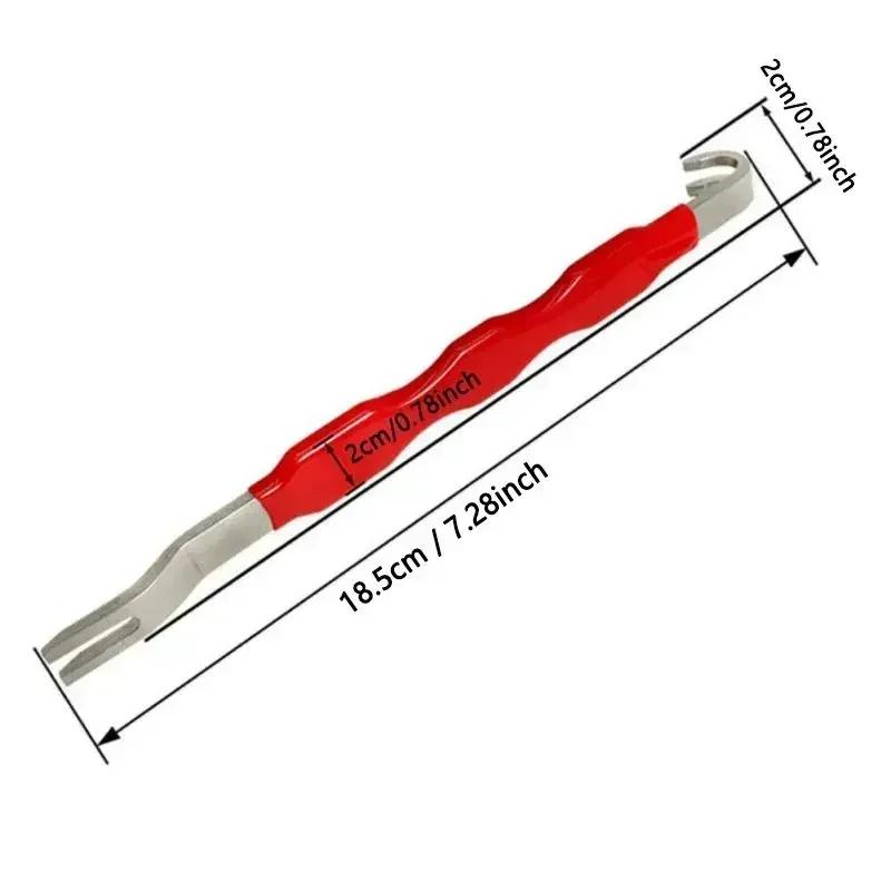 Car wiring harness plug disassembly tool, super hard double ended pry bar terminal connector pry bar power-off wire pliers