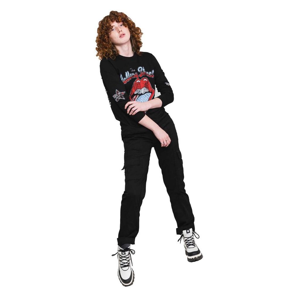 The Rolling Stones Unisex Adult US Tour Â´78 Long-Sleeved T-Shirt