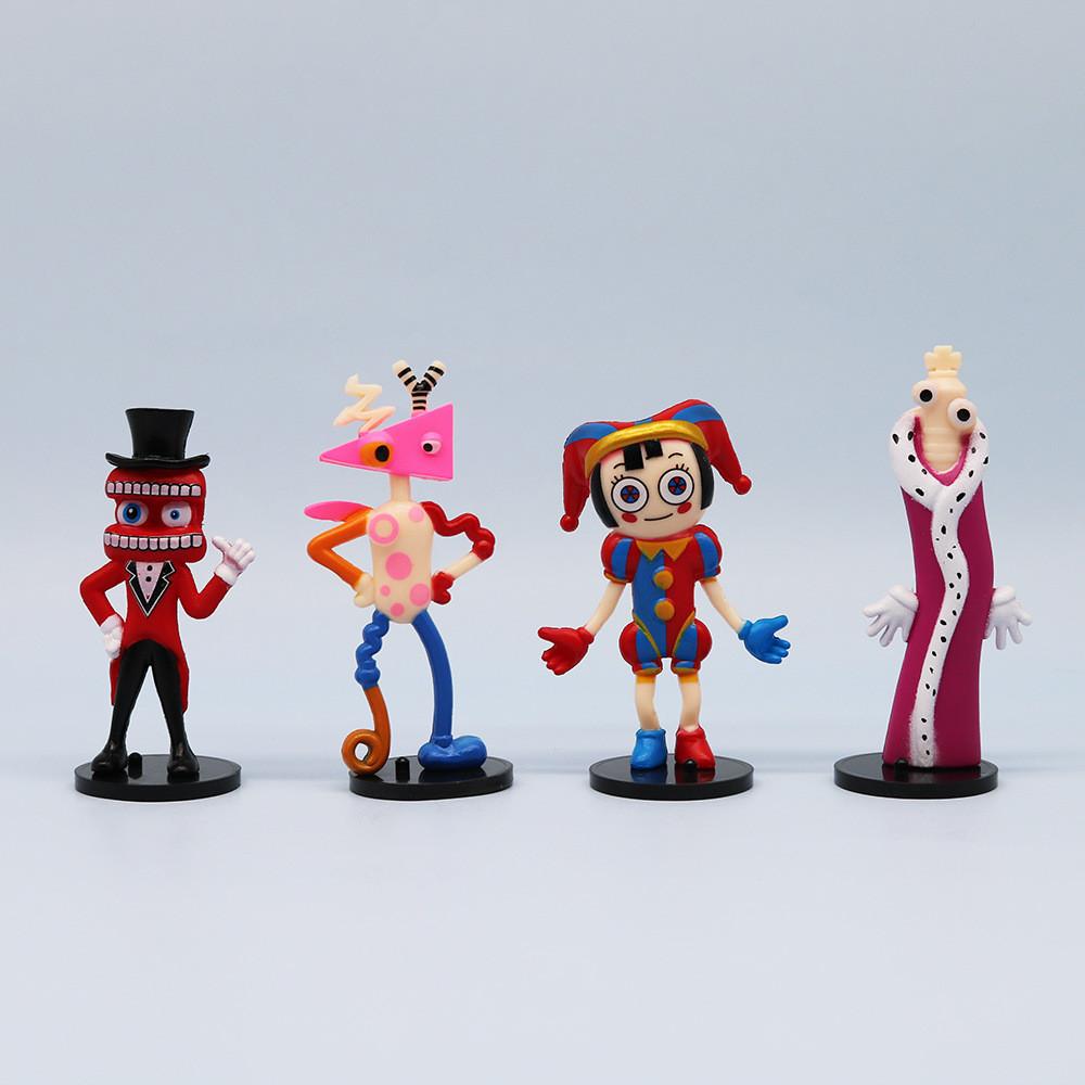 The Amazing Digital Circus Handmake Model Toy Rabbit Clown Decoration Cartoon