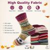 Women's Winter Socks Wool Socks Soft Warm Casual Socks Women's Socks Christmas Socks 5 Pairs