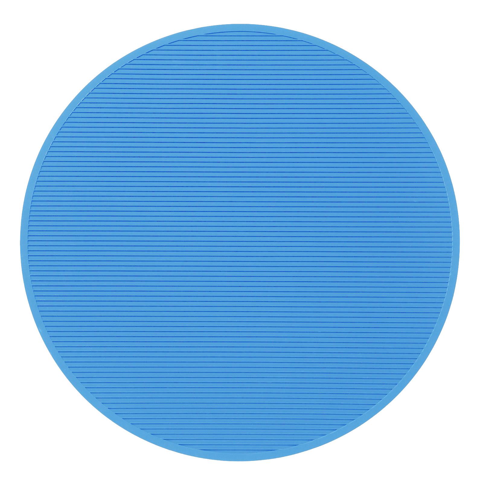 

Round Non-Slip Silicone Pet Grooming Mat - Durable & Odorless for Appraisals & Competitions 57cm небо синє кольору