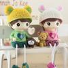 1Pair Boy and Girl Couple Dolls Decor Love Heart Cartoon Couples Figurines  Dollhouse