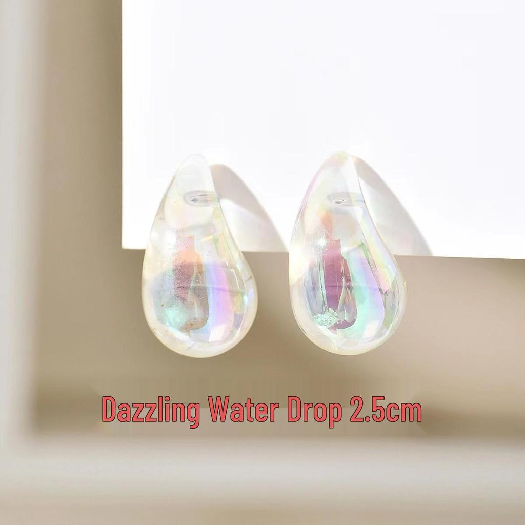 Plump Water Drop Acrylic Dangle Earrings - Simple & Fashionable Jewelry for Women