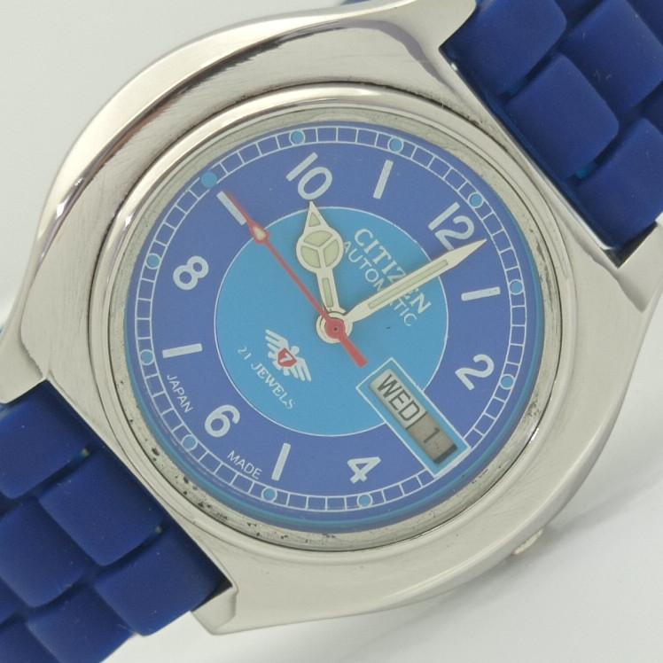

Б/У CITIZEN AUTOMATIC 8200 JAPAN MENS CYNTHAL DIAL WATCH 008-a412940-2 Sku008-a412940