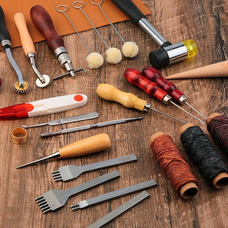 Leather Tools Handmade Leather Goods Making Tools Leather DIY Tool Set Handmade Leather Goods Bag Tools