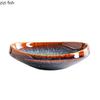 Kiln Changes Vintage Ceramic Deep Plate Restaurant Salad Dish Thick Soup Plate Dessert Dish Molecular Cooking Creative Tableware