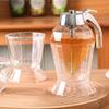 2/3Pcs Honey Dispenser One-handed Maple Syrup Dispensers With Stand Large Capacity BPA Free No Drip Handle Design Oil Dispenser