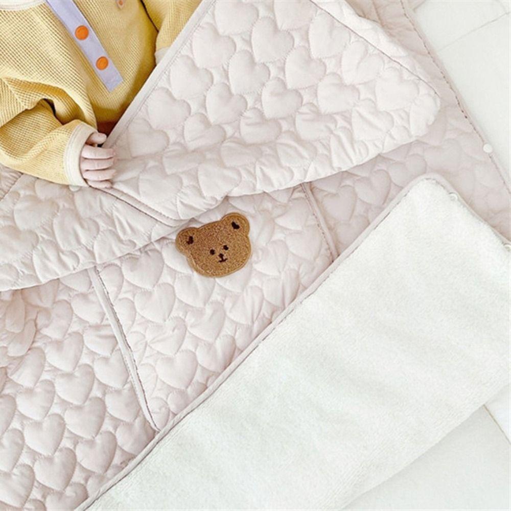 Thicken Toddler Trolley Cover Windproof Newborn Swaddle Wrap Portable Kids Sleeping Quilt  Travel