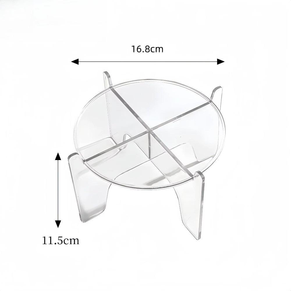 Clear Display Stand Acrylic Tabletop Rack Portable Tray Display Holder Kitchen Decor