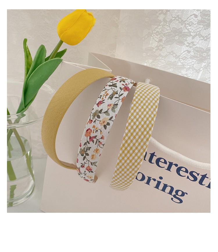 French Retro High Crown Wide-Brimmed Plush Headband for Face Washing and Outings
