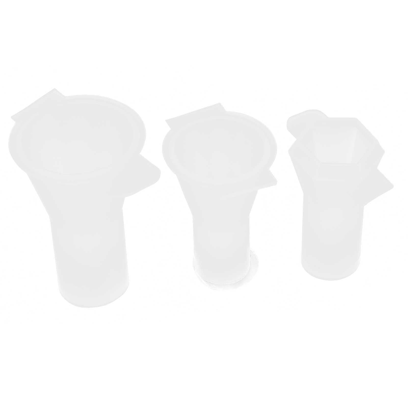 

3 шт. Силиконовая форма-конус Прозрачный кристалл Эпоксидная смола DIY Ювелирные изделия Ремесла для Подставка для колец Подвеска