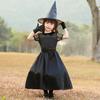 Cosplay Halloween Cosplay Black Mesh Witch Cosplay, Parent-Child Makeup Party Costume Magic Witch Dress