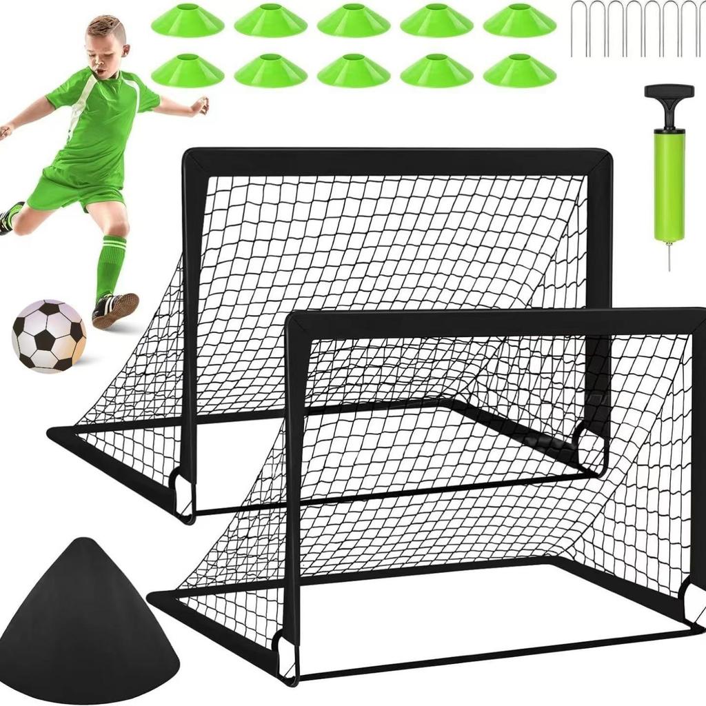 Children's Football Goal Net - Multiple Colors, Ideal for Beginners