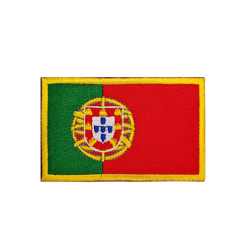 European Flags Embroidered Patches for Bags & Hats - Morale Badges with Hook, Loop & Iron-On Backing