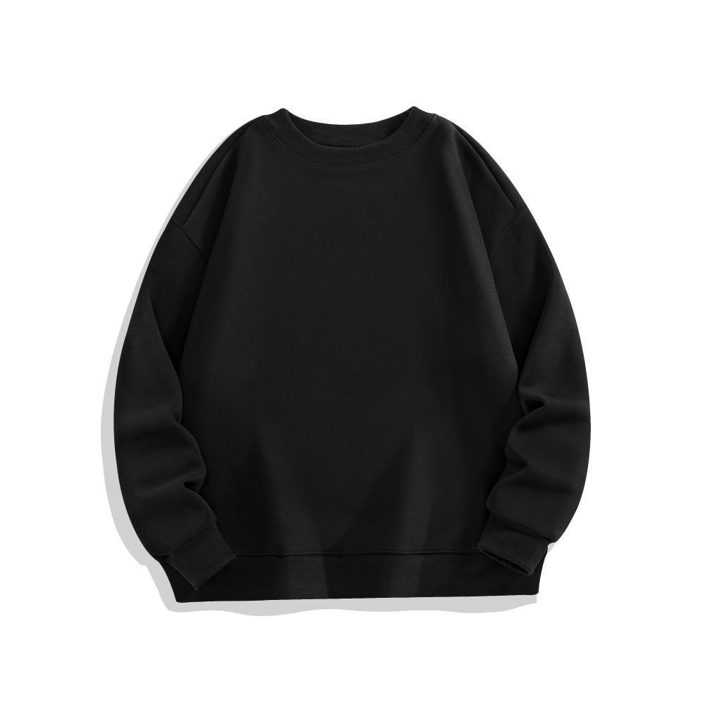 

Autumn/Winter Unisex Oat Velvet Round Neck Hoodie - Versatile, Trendy, Loose-Fit Pullover S