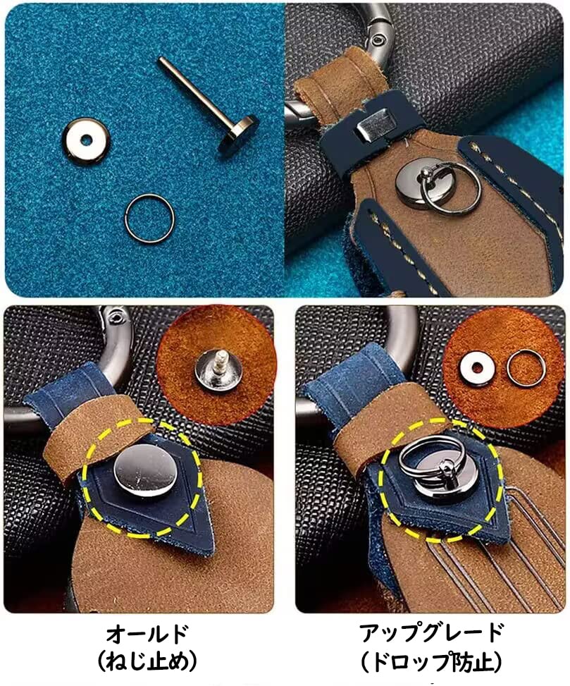 KUNIO Mazda Dedicated Key Case, Key Holder, Key Cover, Gift, Leather, Handmade, For Mazda,