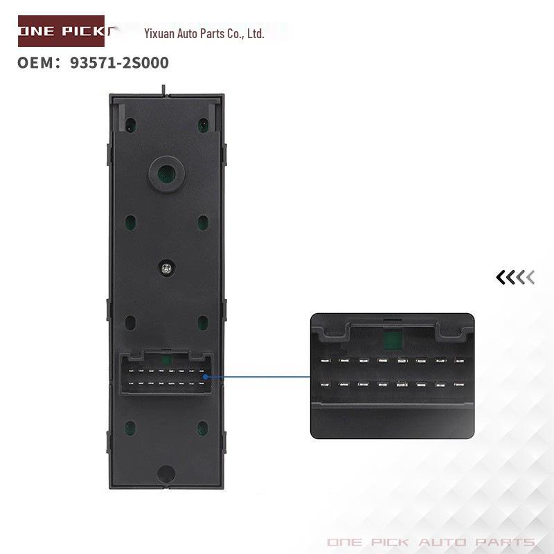 93571-2S000 Compatible with Hyundai Tucson Electric Window Regulator Switch.