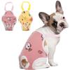 Pantaloni Corti per Cani Femmina Pannolini Bretelle Pantaloni Fisiologici Biancheria Intima Lavabile Pannolini Mutandine Igieniche Bulldog Francese Cani Piccoli