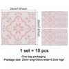 Pink Pattern Stickers Waterproof Tile Stickers Waterproof And Oil-proof
