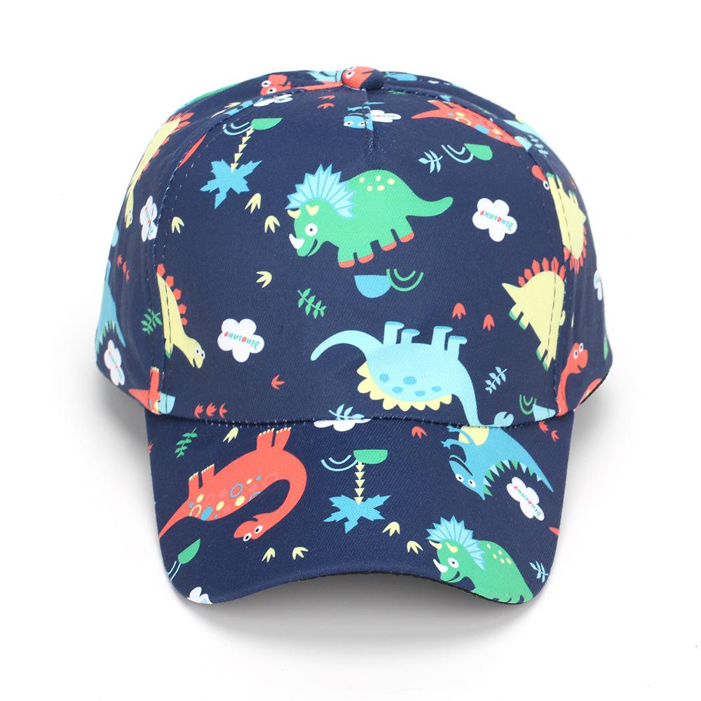 Baseball Cap Outdoors Sunshade UV Protection Kids' Cartoon Animal Hats Boy Girl Leisure Adjustable Sports Travel Peaked Caps