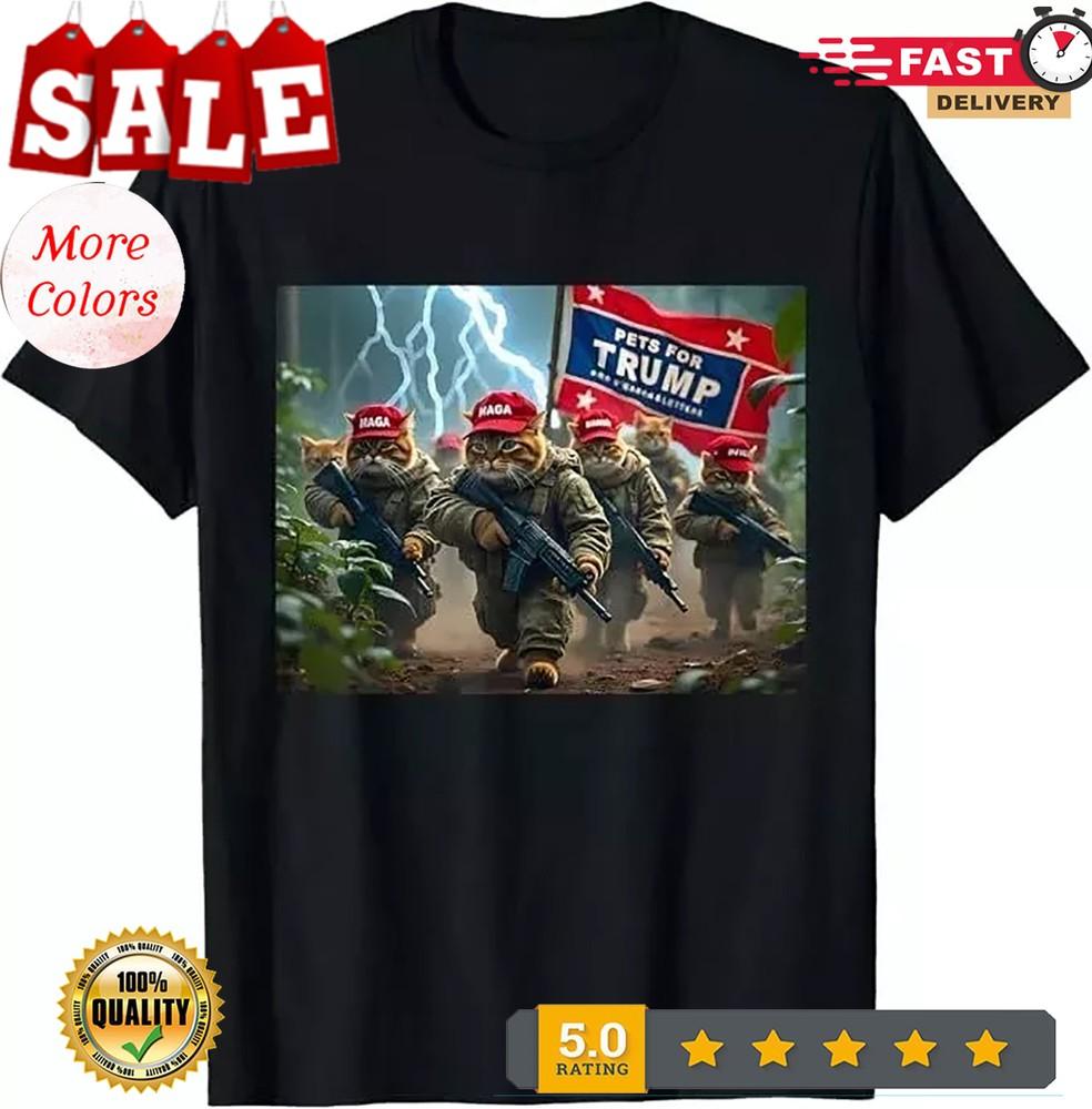 2025/Donald Trump Make Cats Safe Again Red Hat 2024 Debate Funny Unisex T-Shirt Unisex T-Shirt S