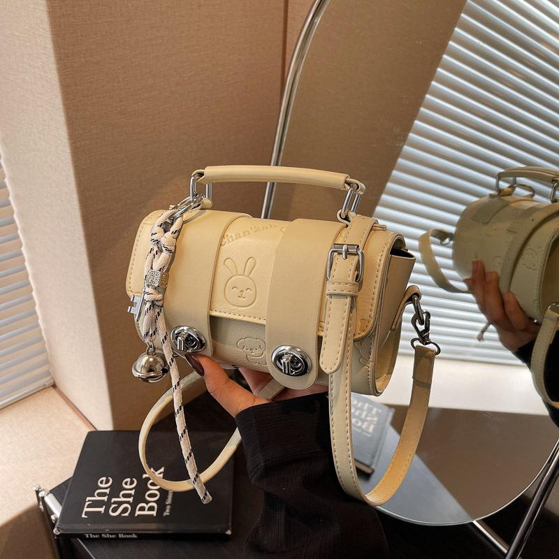 Versatile hand carry small bag women's new trendy fashion texture pillow bag high-end single shoulder messenger bag