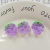 Colorful Strawberry Diy Accessories For Water Bottles And Phone Cases Wholesale Resin Embellishments