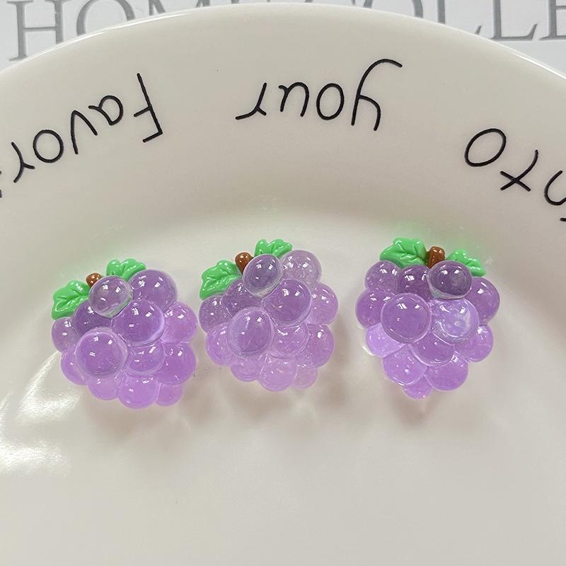 Colorful Strawberry Diy Accessories For Water Bottles And Phone Cases Wholesale Resin Embellishments
