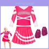 Børne Zombies 3 Cheerleader Cosplay Kostume Levende Farver Og Premium Kvalitet