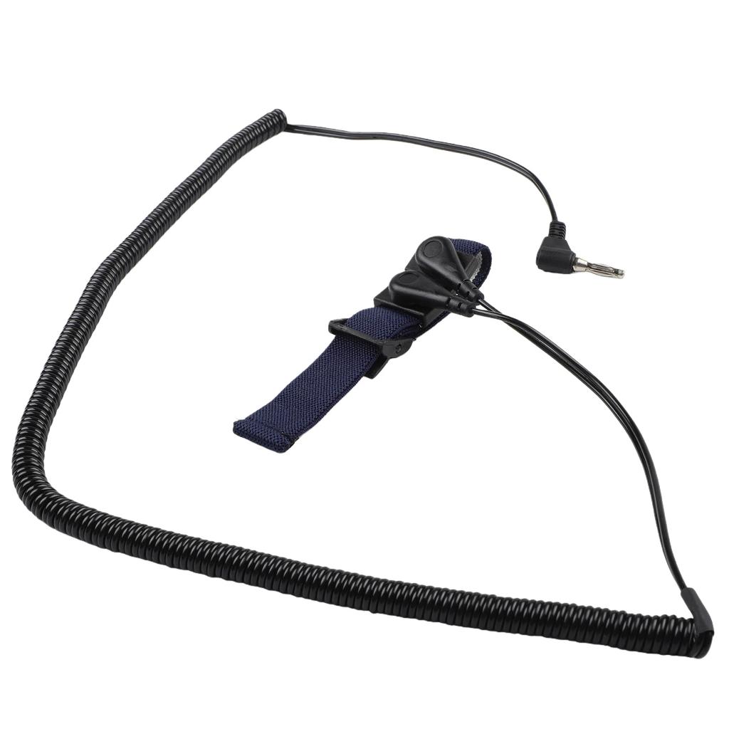 Anti Static ESD Wrist Strap With 2 0m Grounding Wire For Electronics Repair And Safe Static Electricity Elimination
