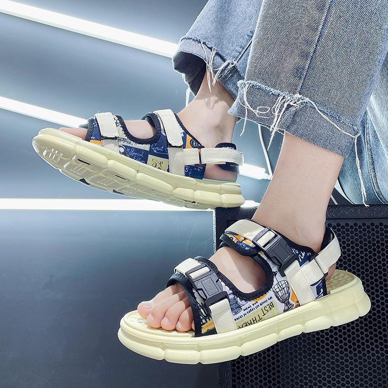 Sandals Summer New Sports Cool Slippers Outdoor Soft-soled Driving Casual Beach Shoes