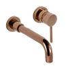 New Hot Sale Brushed Golden Basin Faucet Concealed Wall Mounted Basin Hot Cold Water Bath Mixer Tap 360 Rotation One Handle