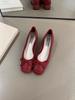 French Evening Bow High Heel Shoes Light Mouth Shoes Women's Shoes Summer Fairy Style Mary Jane Shoes Ballet Shoes