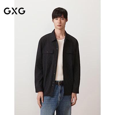 GXG Men's Jacquard Casual Commuter Shirt